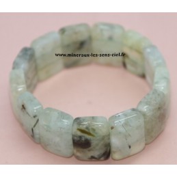 Bracelet plaquette Prehnite