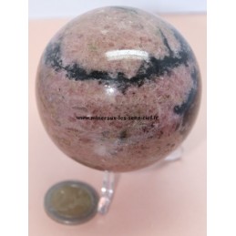 Sphère Rhodonite 690gr - Diamètre 72mm