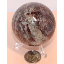 Sphère Rubellite diamètre 65mm - 480gr