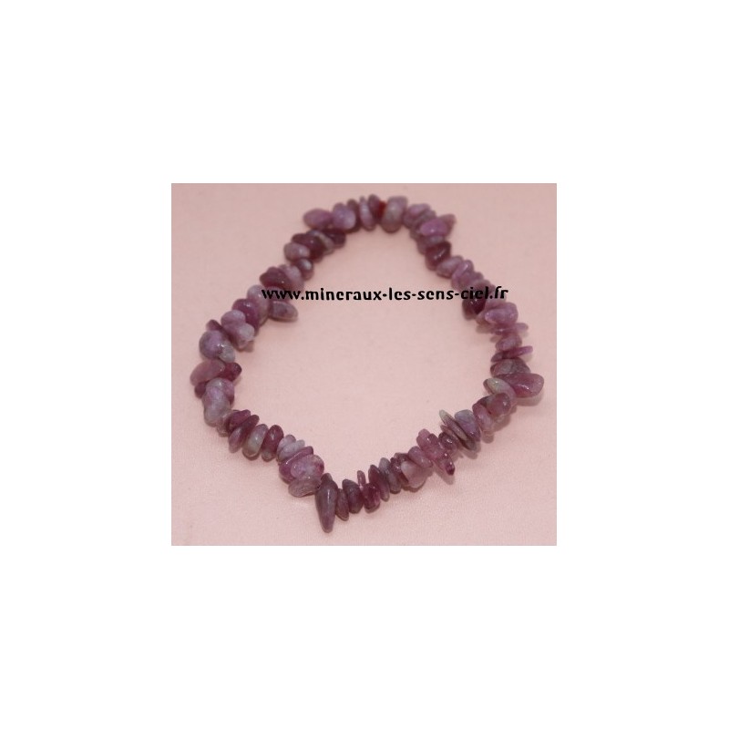 Bracelet Baroque Rubellite