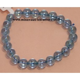 Bracelet Boules 8mm Aqua Aura