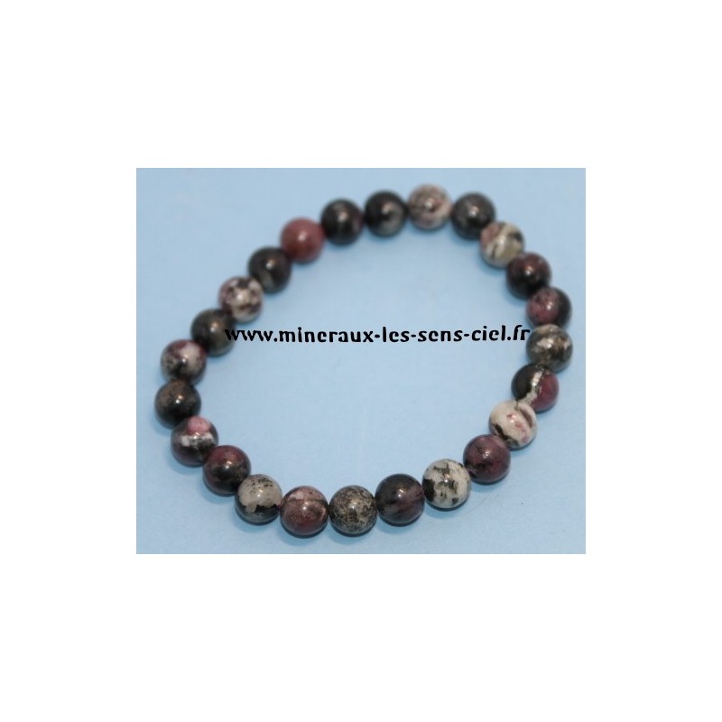 Bracelet Boules 8mm Eudialyte