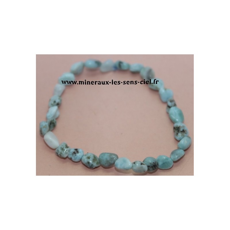 Bracelet Grains Larimar