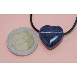 Pendentif Coeur Dumortiérite