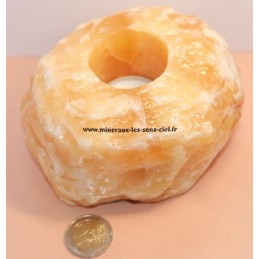 Bougeoir Calcite Orange 1,420KG