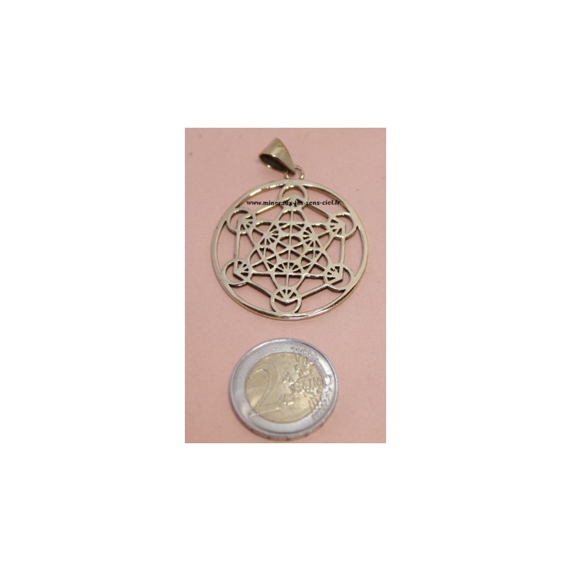 Pendentif Bronze Doré Archange Métatron