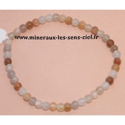 Bracelet Boules 4mm Pierre de lune