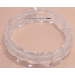 Bracelet plaquette Cristal de Roche