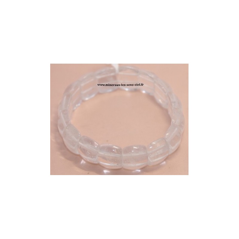 Bracelet plaquette Cristal de Roche