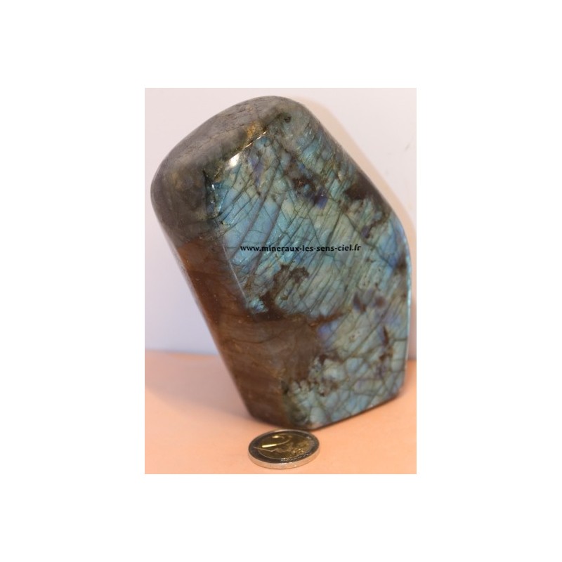 Bloc de Labradorite Poli 878gr