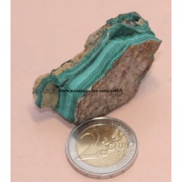 Malachite Pierre Brute 39/45gr du Congo