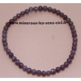 Bracelet Boules 4mm Lépidolite