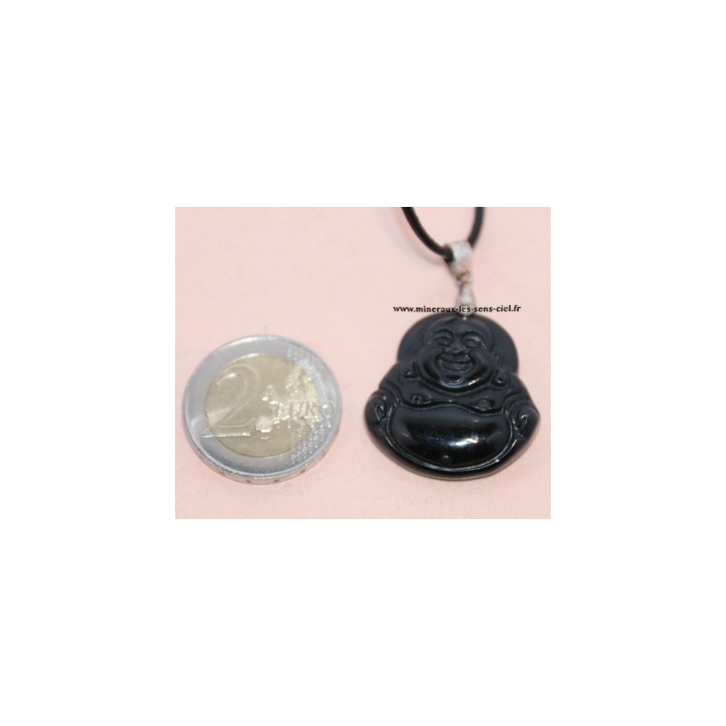 Pendentif Bouddha Obsidienne Oeil Céleste