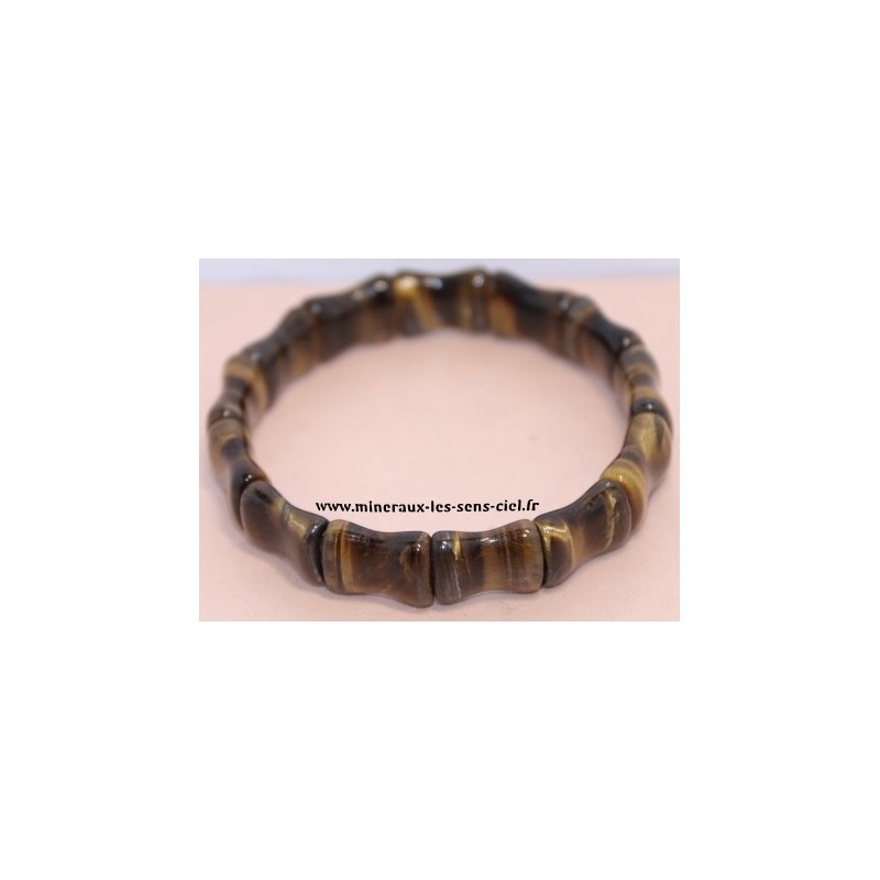 Bracelet Bambou Oeil de Tigre