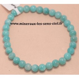 Bracelet Boules 6mm Amazonite