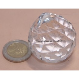 Boule de Cristal Feng Shui Facettée Ø 4 cm – Tierra Zen