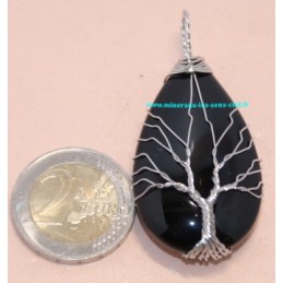 Pendentif Onyx Arbre de vie