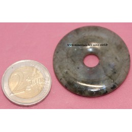 Pendentif Donut pierre Labradorite