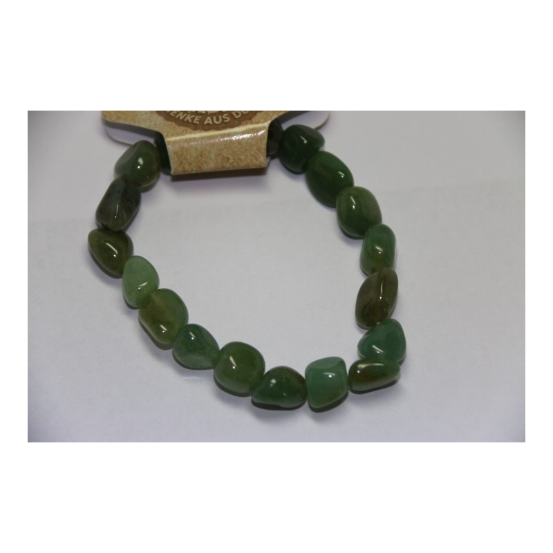 Bracelet Nuggets Aventurine verte