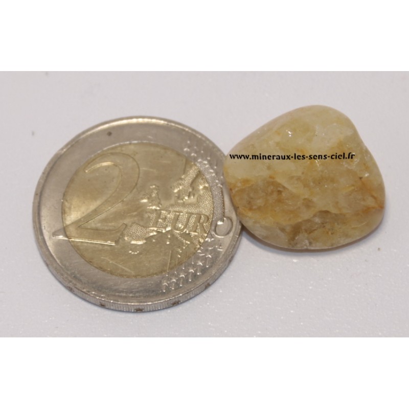 Héliodore ou Béryl doré pierre roulée