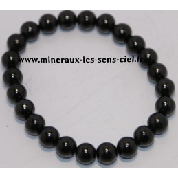 Bracelet Boule 8mm pierre Shungite