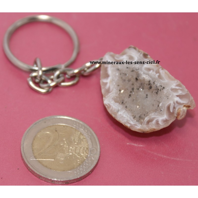 Porte Clé pierre géodinos Agate