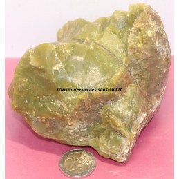 Bloc de pierre Chrysoprase du Madagascar