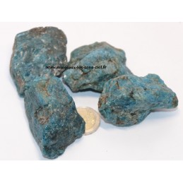 Apatite Bleue pierre brute, belle qualité