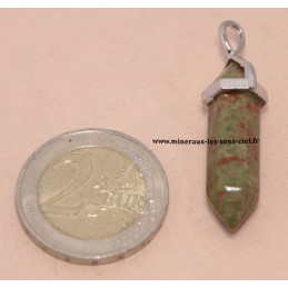 Pendentif Biterminé Unakite