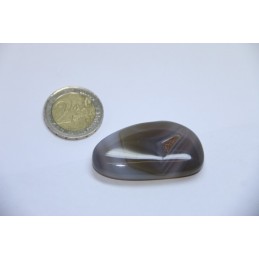 Agate de Botswana galet pierre roulée