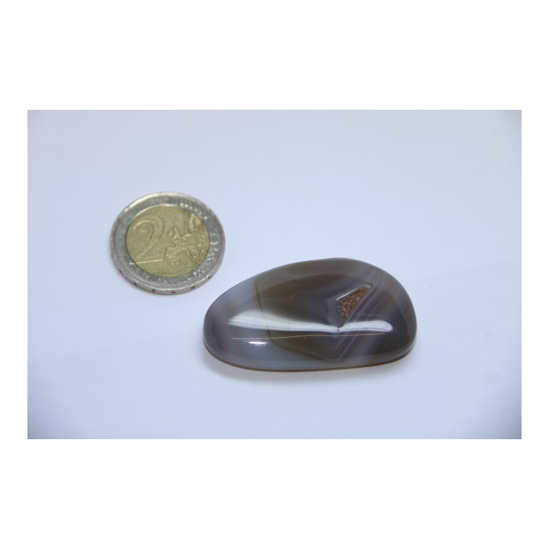 Agate de Botswana galet pierre roulée