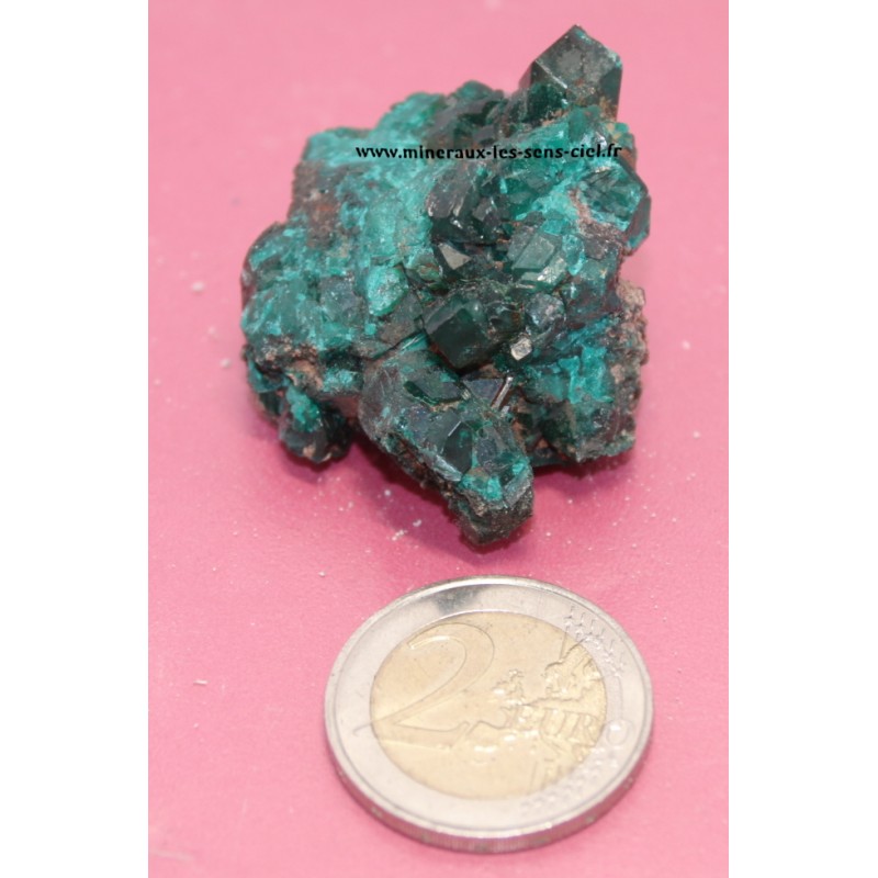 Dioptase pierre brute du Congo 40grs