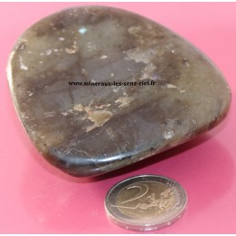Galet Labradorite du Madagascar pierre roulée poli