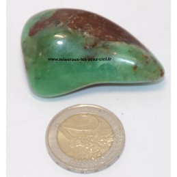 Chrysoprase pierre roulée du Madagascar