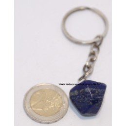 Porte clef pierre roulée lapis lazuli