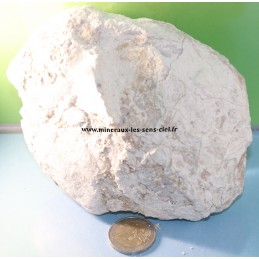 Paire de géode pierre cristal de roche brute