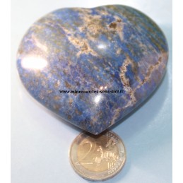 Coeur pierre Lapis Lazuli d'Afghanistan