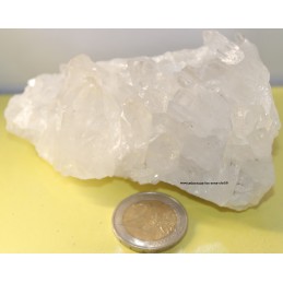 Druse quartz ou cristal de roche brut