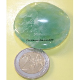 Fluorite ou Fluorine galet pierre roulée