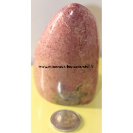 bloc de pierre rhodonite