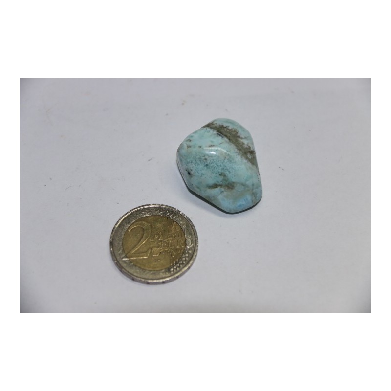 Larimar pierre roulée Qualité AB