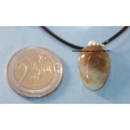pendentif opale des Andes pierre roulée