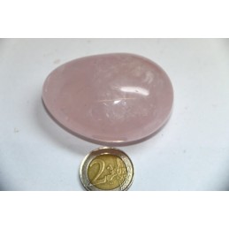 Galet Quartz rose poli