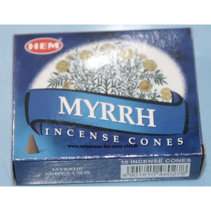Encens cône myrrhe