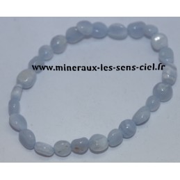 Bracelet Grains Calcédoine...