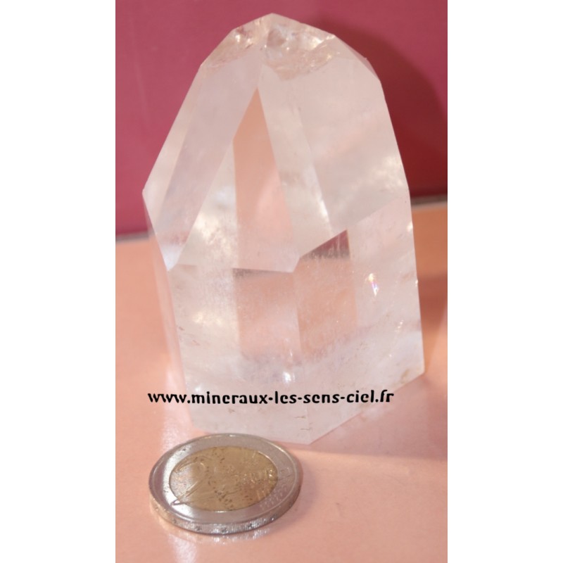 Cristal de Roche pointe 3 cm - Vertus, Bienfaits et Propriétés Lith