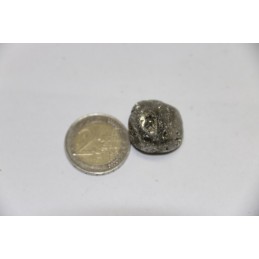 Pyrite pierre roulée et poli