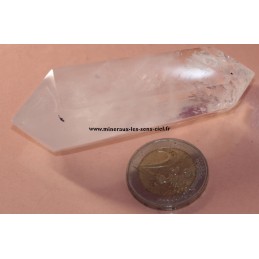pointe biterminer pierre quartz poli