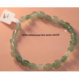 bracelet grains aventurine verte