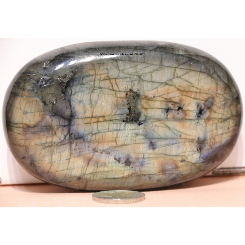 labradorite galet pierre roulée